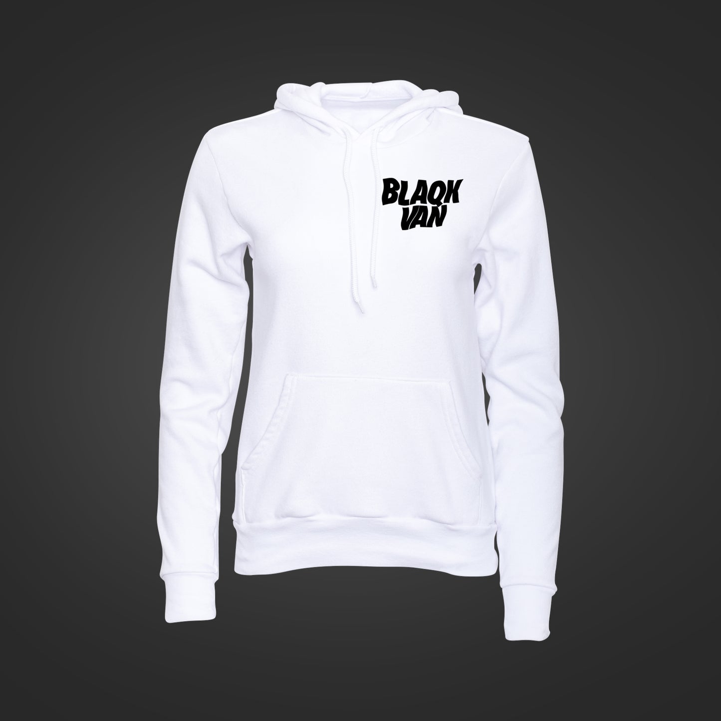 Blaqk Van White Hoodie